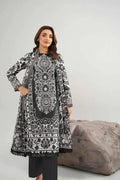 Black & White Printed 3-Piece Karandi Suit for Women