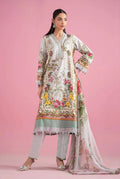 3 Pcs Women's Unstitched Printed Suit