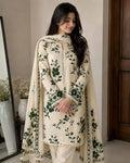 3 Pcs Women's Unstitched Printed Suit