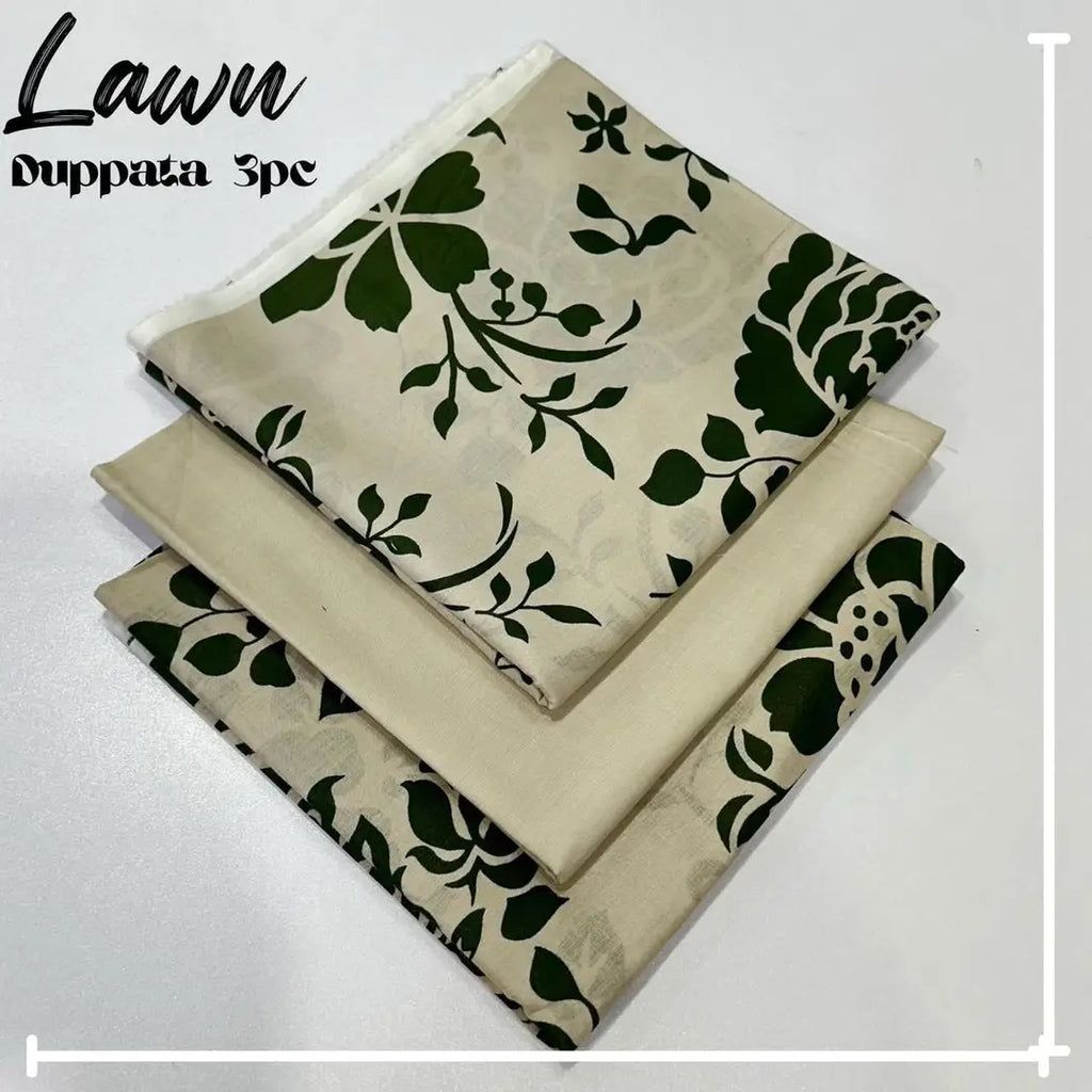 3 Pcs Women's Unstitched Printed Suit