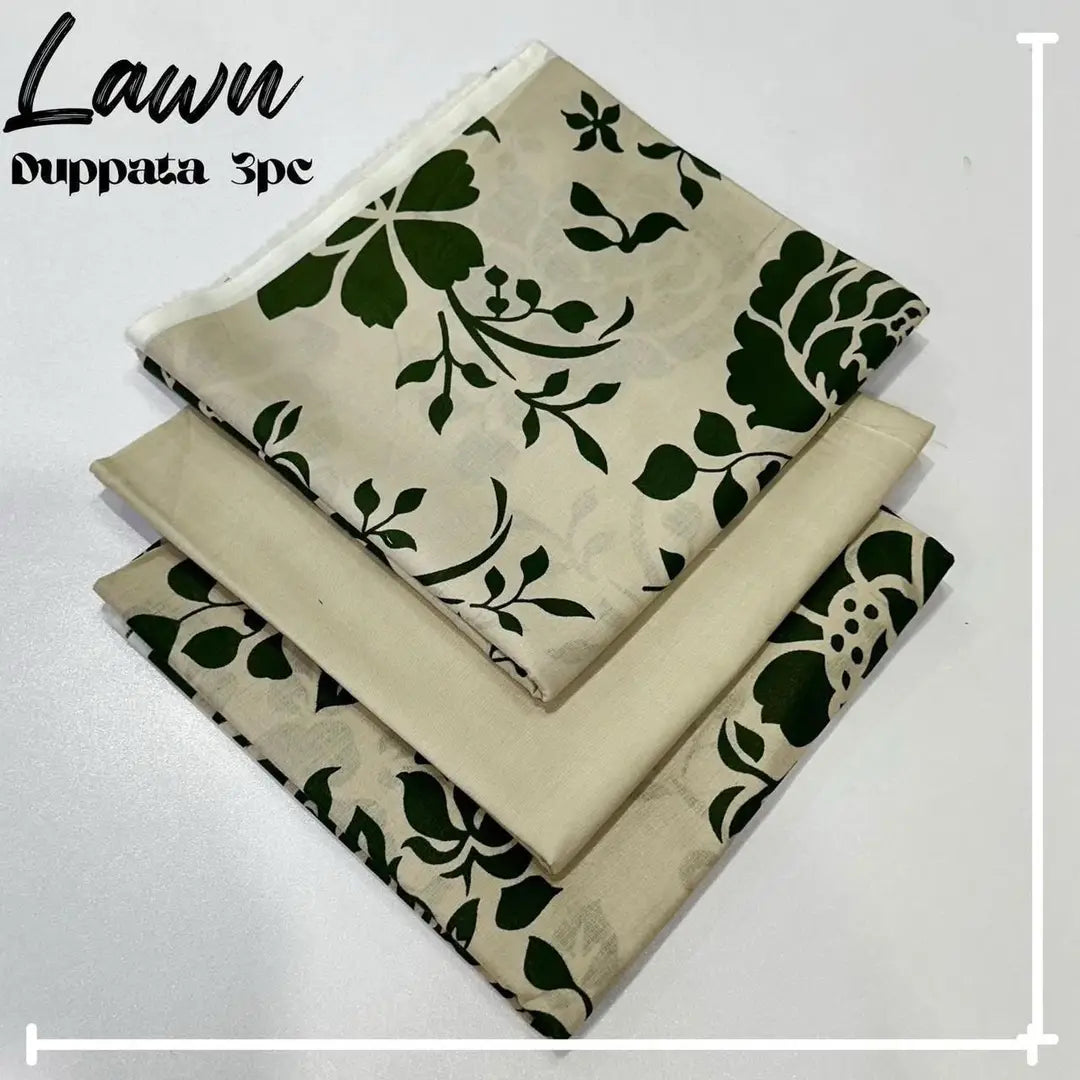 3 Pcs Women's Unstitched Printed Suit